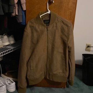 Suede Bomber jacket